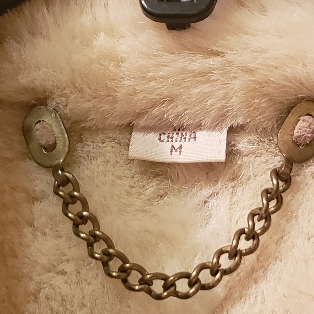 Synergy Ventage Suede Jacket with Faux Fur Lining - Picture 7 of 11